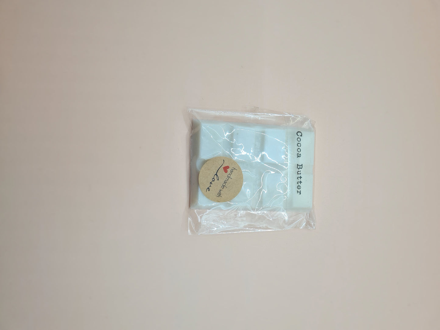 Cocoa butter scented snap bar wax melts