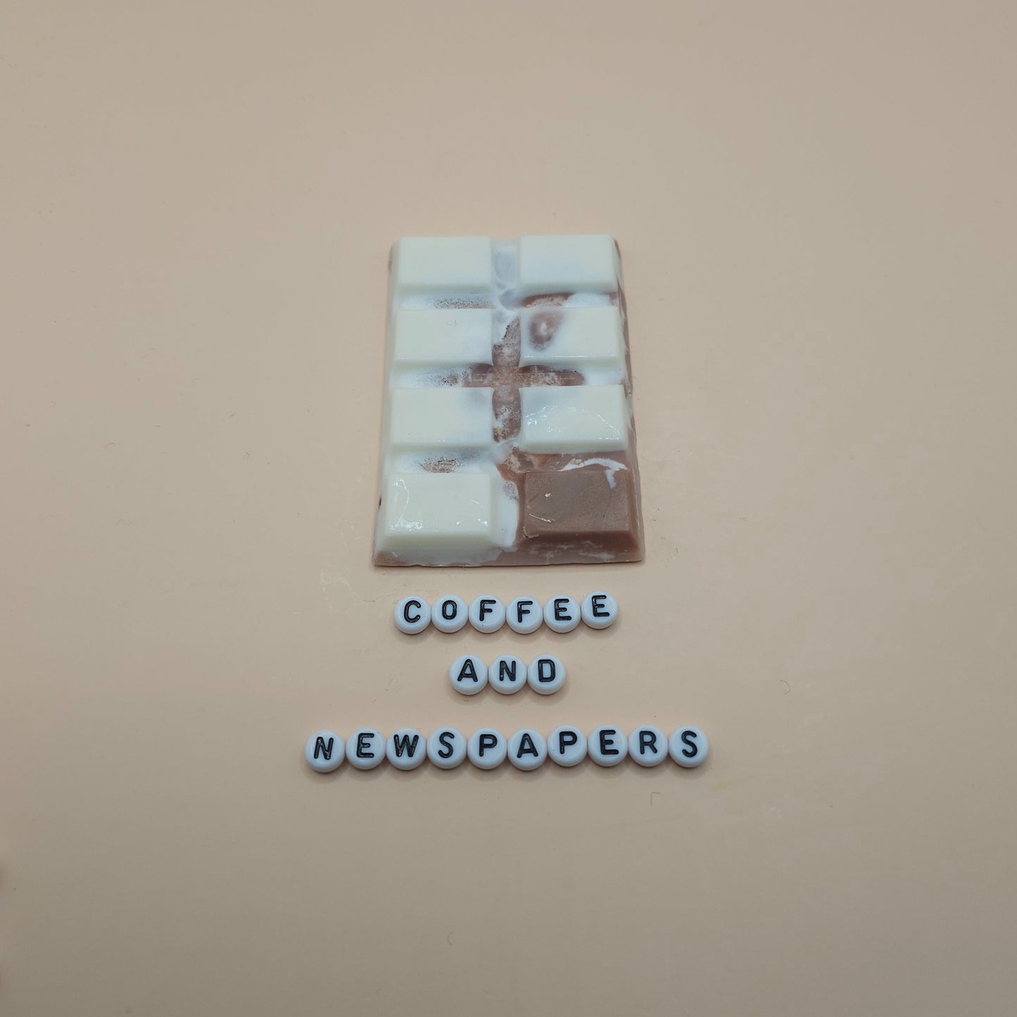 Coffee & Newspapers scented snap bar wax melts