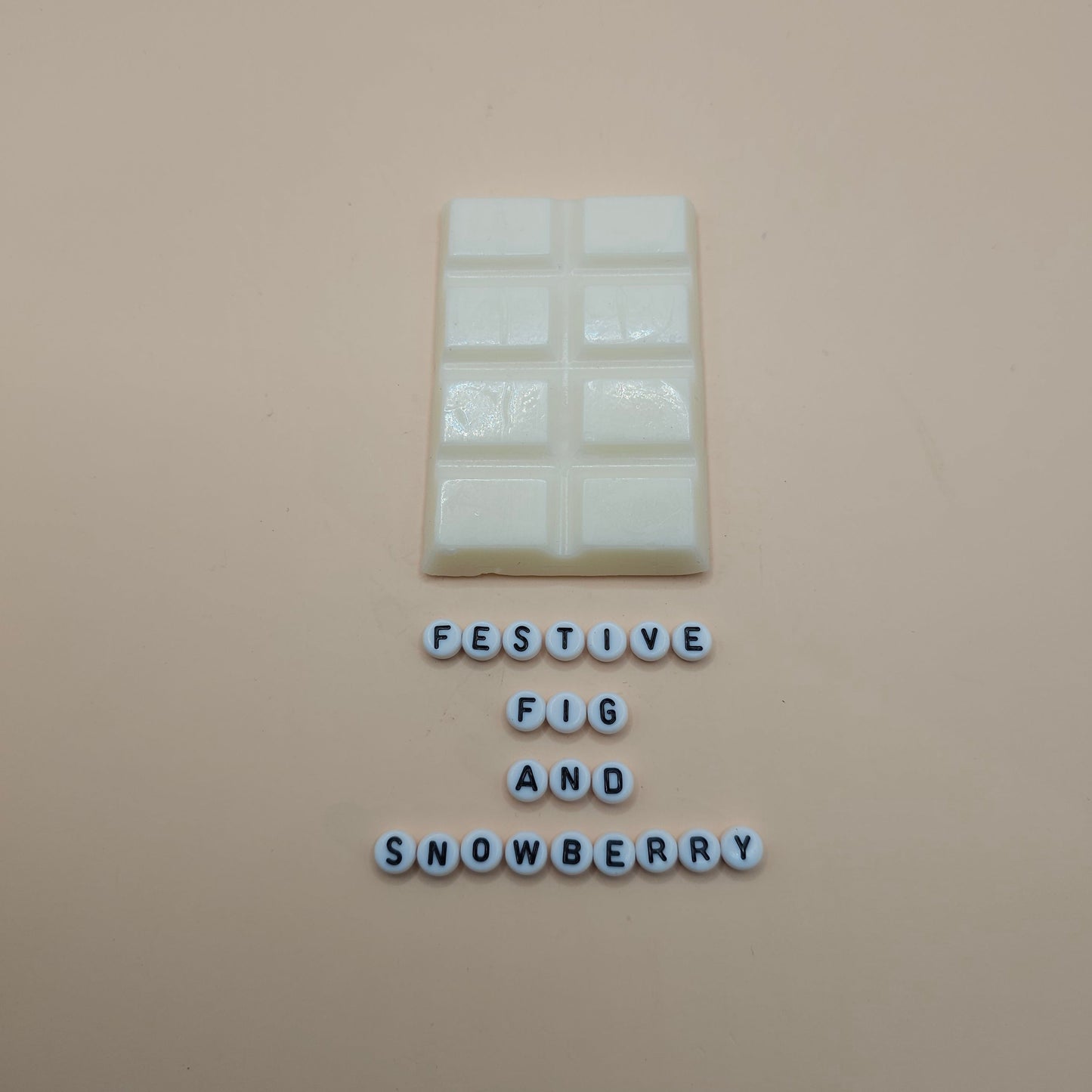 Festive Fig & Snowberry scented snap bar wax melts