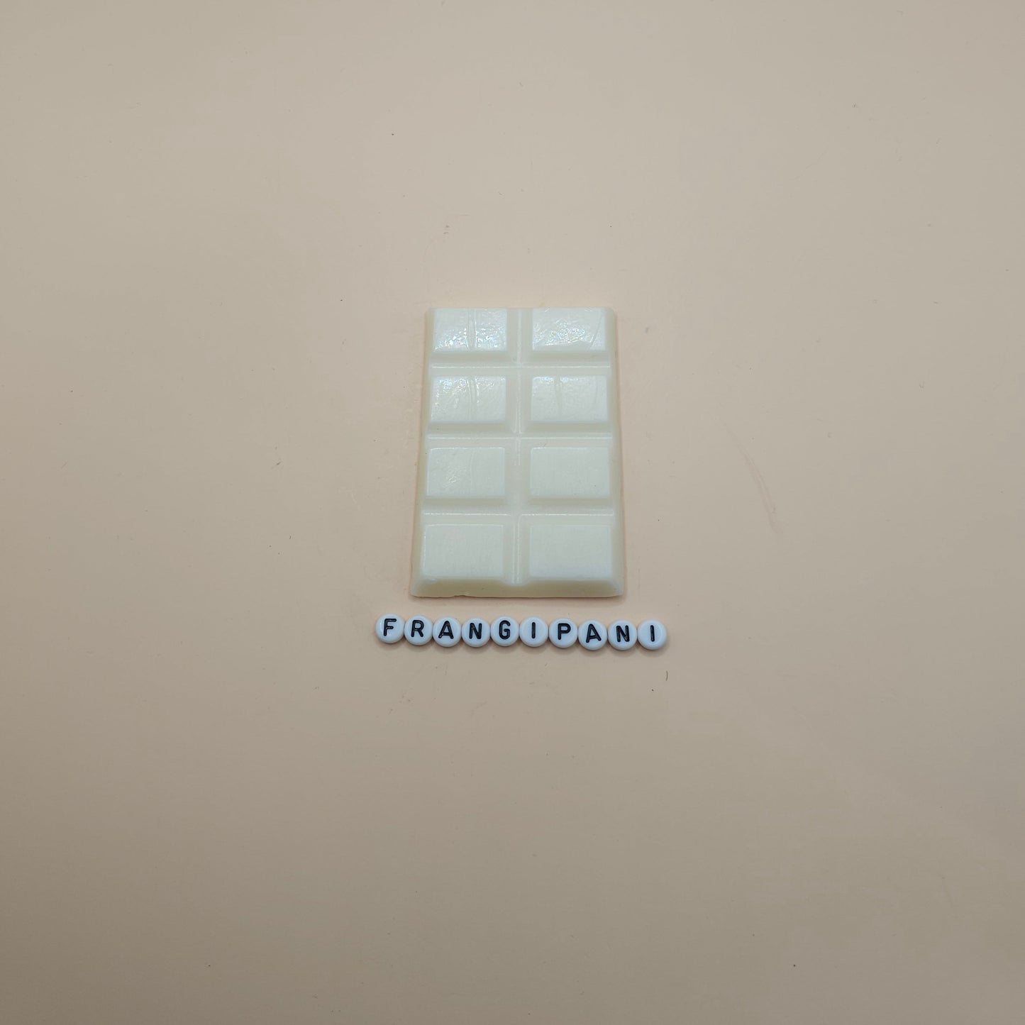 Frangipani scented snap bar wax melt