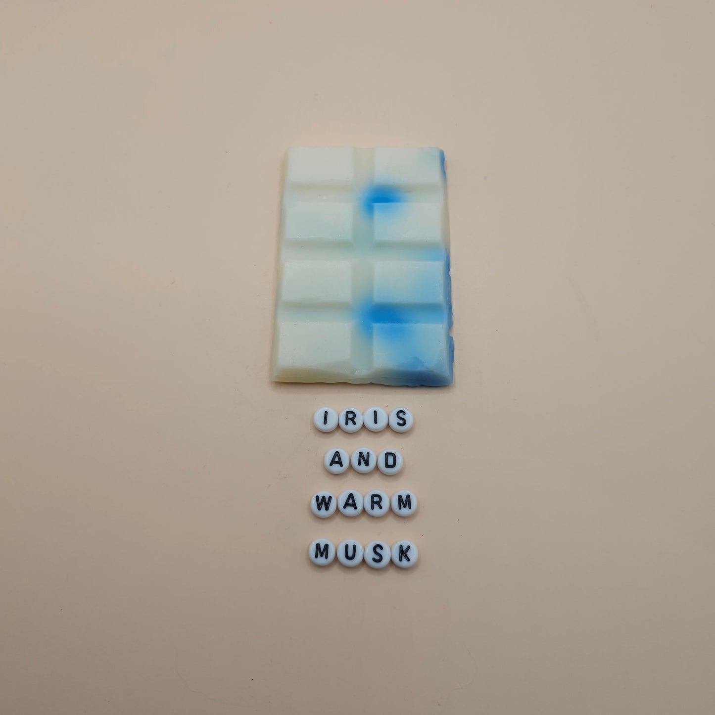Iris & Warm Musk scented snap bar wax melts
