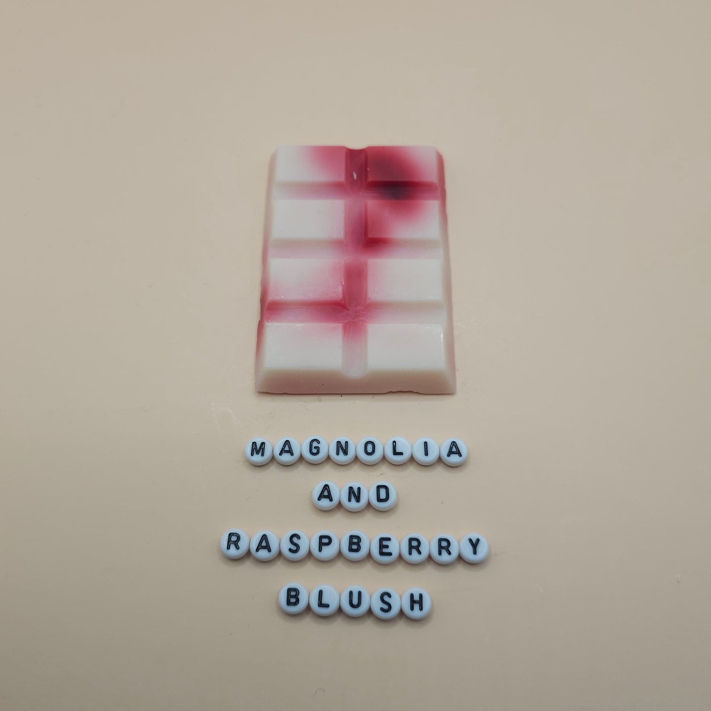 Magnolia & Raspberry Blush scented snap bar wax melts