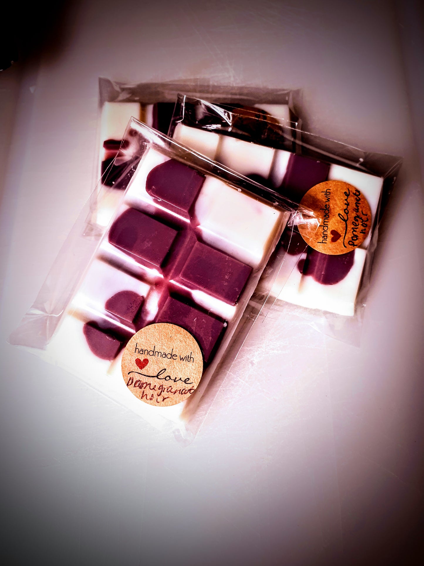 Black Pomegranate scented snap bar wax melts