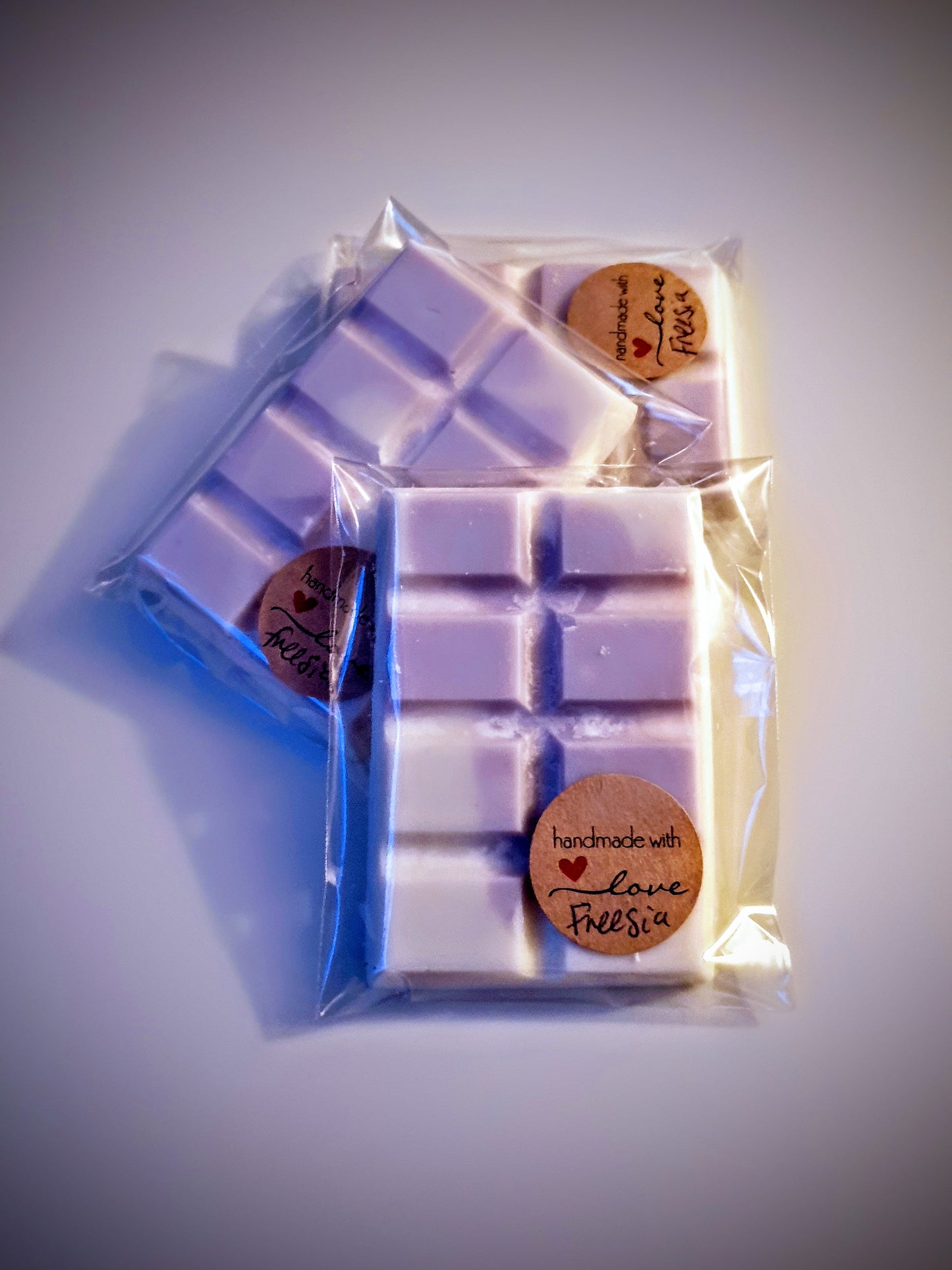 Freesia scented snap bar wax melt