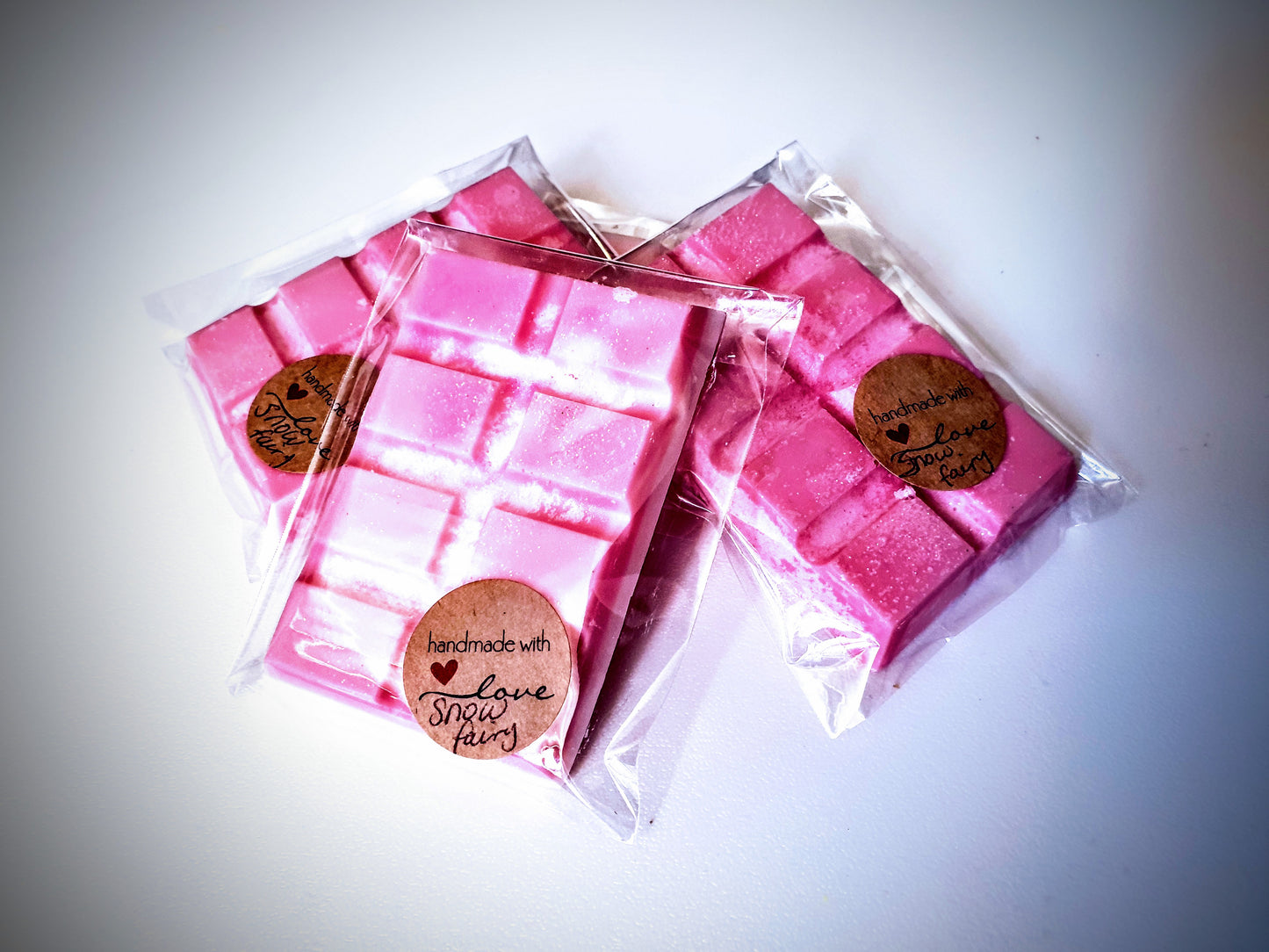 Snow fairy scented snap bar wax melts.