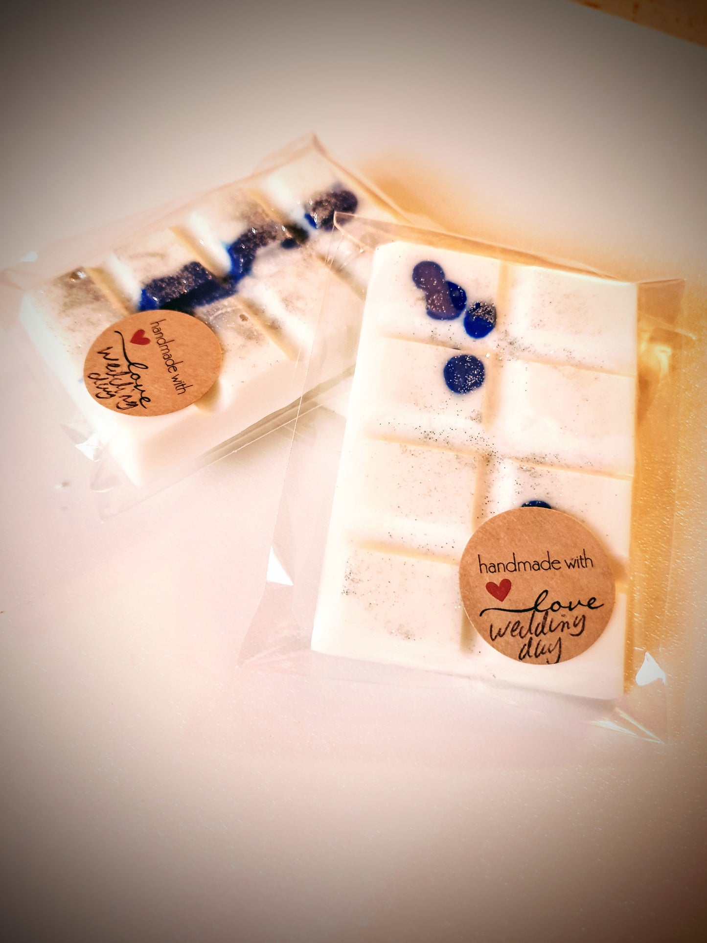 Wedding day scented snap bar wax melts
