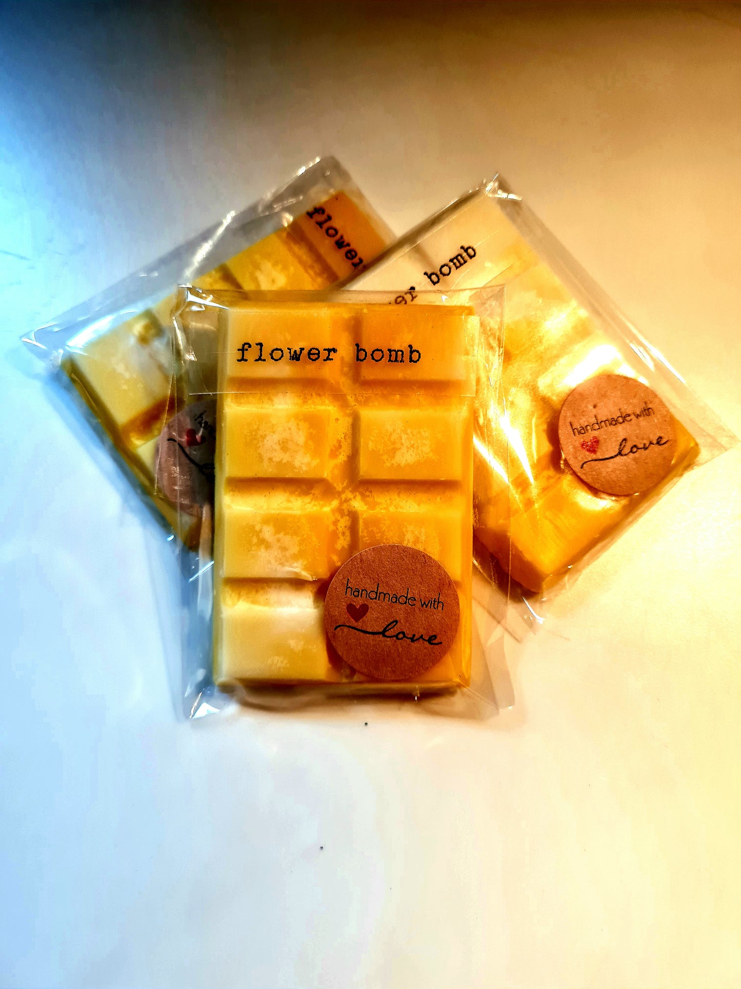 Flower bomb scented snap bar wax melts